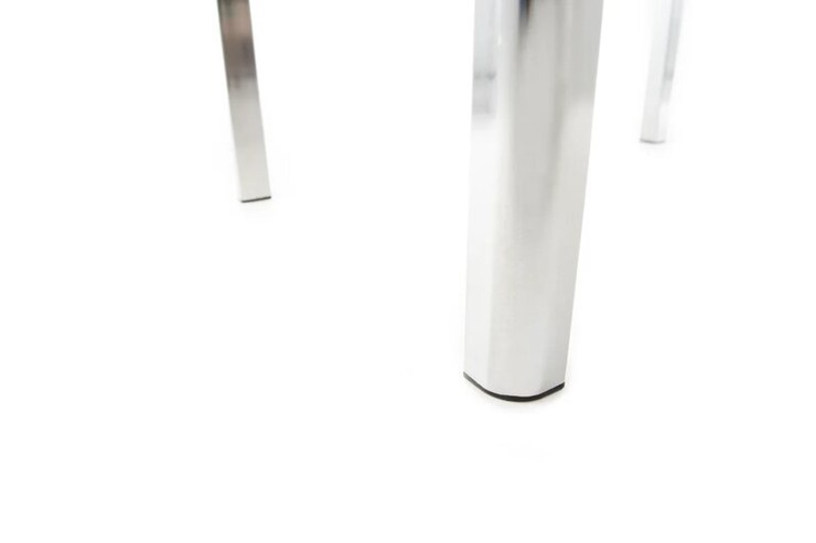 Кухонный раздвижной стол Гамбург исп. мини, Пластик (Дерево темное, опоры хром) в Вологде - изображение 4