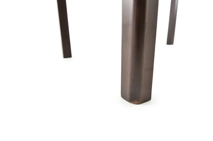 Кухонный раздвижной стол Гамбург исп. мини, Пластик (Дерево тёмное, опоры деревянные) в Вологде - изображение 8