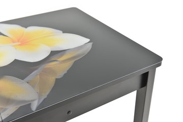 Кухонный стол раскладной Гамбург Мини, ноги метал. крашеные №23 (Exclusive h103/венге) в Вологде - предосмотр 10