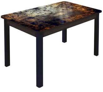 Кухонный стол раскладной Гамбург Мини, ноги метал. крашеные №23 (Exclusive h103/венге) в Вологде