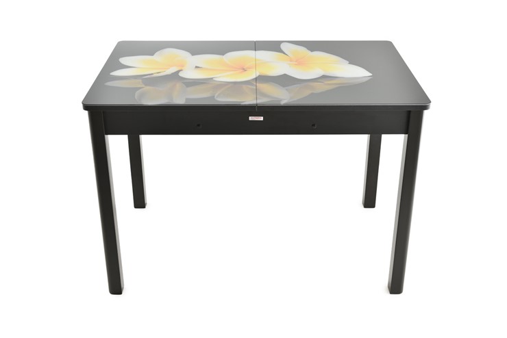 Кухонный стол раскладной Гамбург Мини, ноги метал. крашеные №23 (Exclusive h103/венге) в Вологде - изображение 7