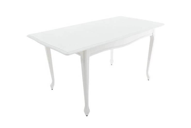 Кухонный раскладной стол Кабриоль 1200х800, (Тон 9 - Эмаль белая) Морилка/Эмаль в Вологде - изображение 1