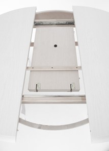 Стол раздвижной Кабриоль исп. Круг 1250, тон 2 Покраска + патина с прорисовкой (на столешнице) в Вологде - предосмотр 5