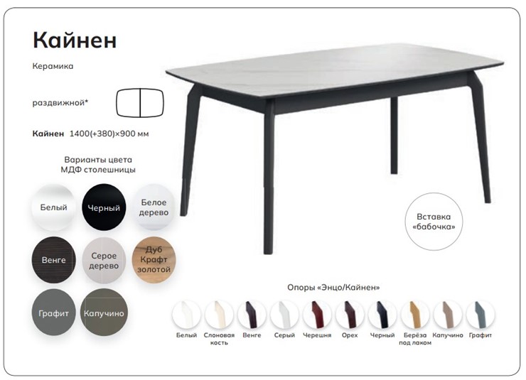 Кухонный стол раскладной Кайнен в Вологде - изображение 3