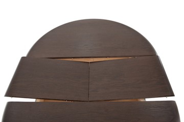 Кухонный стол раздвижной Леонардо-1 исп. Круг 1000, тон 10 Покраска + патина с прорисовкой (на столешнице) в Вологде - предосмотр 5