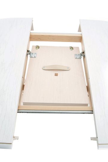 Кухонный раскладной стол Леонардо-2 исп. Овал, тон 4 (Морилка/Эмаль) в Вологде - изображение 4
