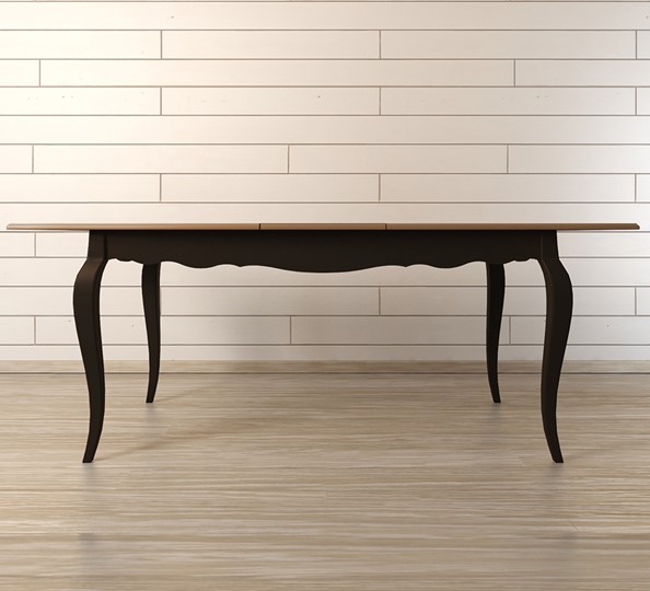 Кухонный стол раскладной Leontina (ST9338BLK) Черный в Вологде - изображение 1