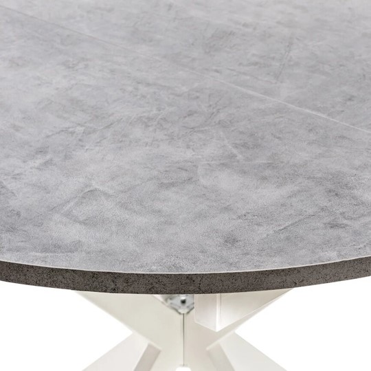 Обеденный раздвижной стол Leset Капри (Камень темный/Белый) в Вологде - изображение 3