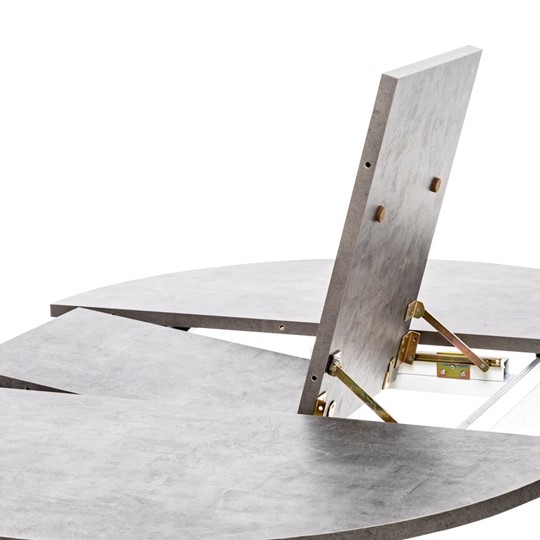 Обеденный раздвижной стол Leset Капри (Камень темный/Белый) в Вологде - изображение 5