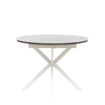 Обеденный раздвижной стол Leset Капри (Камень темный/Белый) в Вологде - изображение