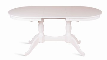 Кухонный стол раскладной Лилия-1300 (белая эмаль) 78,5x82x130+35 в Вологде - предосмотр 1