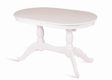 Кухонный стол раскладной Лилия-1300 (белая эмаль) 78,5x82x130+35 в Вологде - предосмотр 3