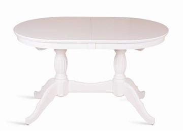 Кухонный стол раскладной Лилия-1300 (белая эмаль) 78,5x82x130+35 в Вологде