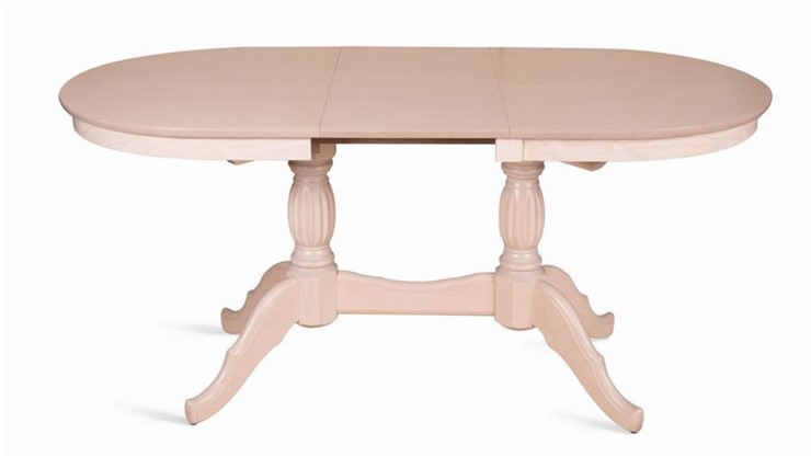 Кухонный стол раскладной Лилия-1300 (беленый дуб) 78,5x82x130+35 в Вологде - изображение 1