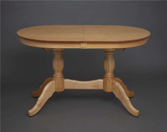 Кухонный стол раскладной Лилия-1300 (светлый тон) 78,5x82x130+35 в Вологде - изображение 1