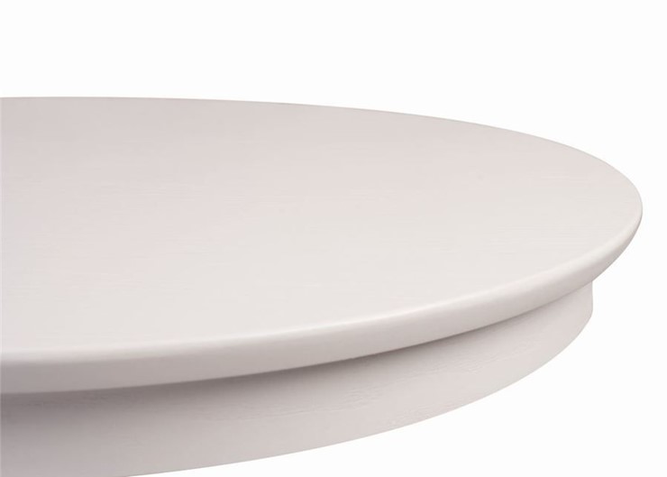 Кухонный стол раздвижной Лилия (белая эмаль) 78,5x82x110+35 в Вологде - изображение 1