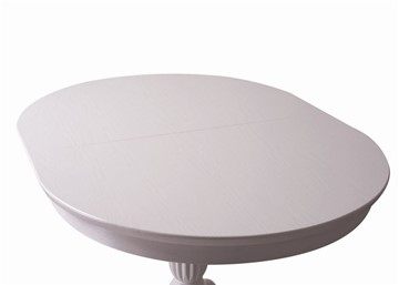 Кухонный стол раздвижной Лилия (белая эмаль) 78,5x82x110+35 в Вологде - предосмотр 4