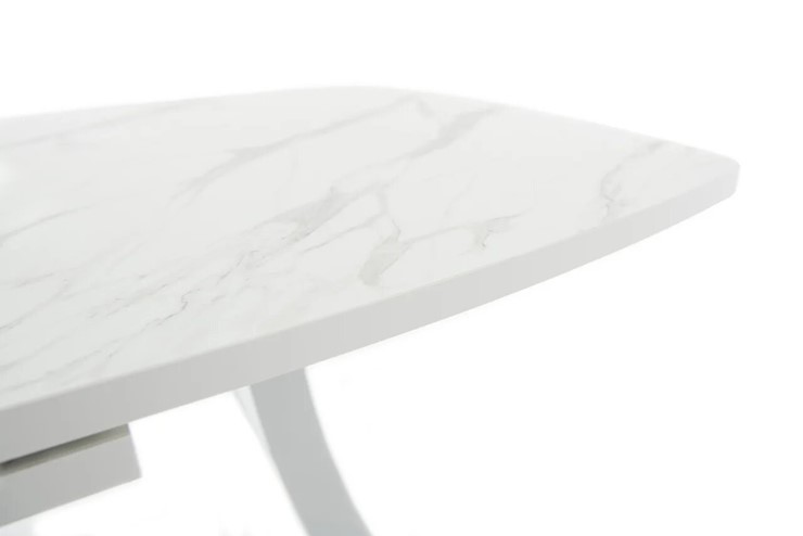 Кухонный стол раздвижной Милан Пластик (Камень белый) в Вологде - изображение 5