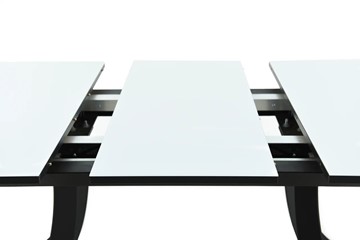 Кухонный раздвижной стол Милан Стекло Opti (Белое) в Вологде - предосмотр 12