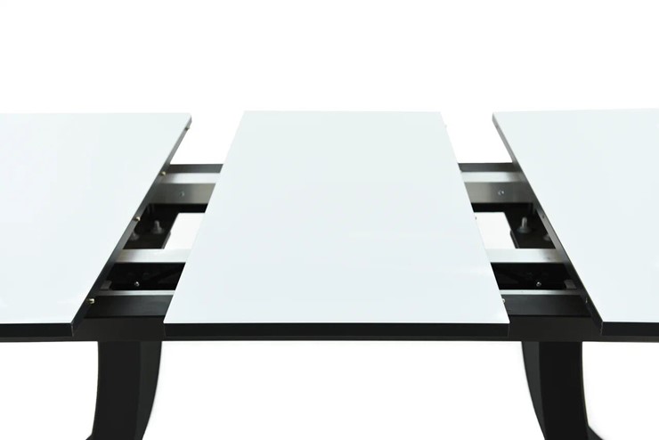 Кухонный раздвижной стол Милан Стекло Opti (Белое) в Вологде - изображение 12