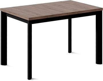 Кухонный стол раскладной Нагано-1L (ноги черные, дуб табако) в Вологде - предосмотр