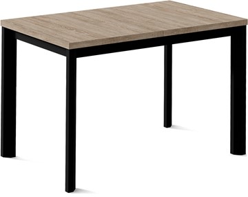 Кухонный стол раскладной Нагано-3L (ноги черные, дуб каньон) в Вологде - предосмотр