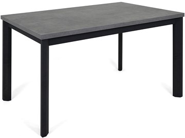 Кухонный стол раздвижной Нагано-3L (ноги черные, серый камень) в Вологде