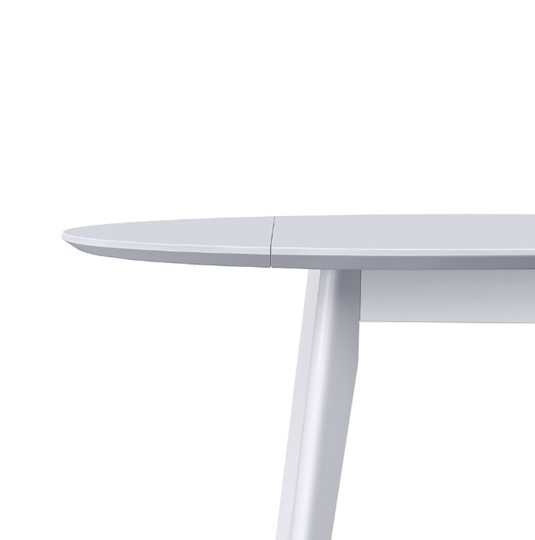 Кухонный раскладной стол Орион Drop Leaf 100, Белый в Вологде - изображение 2