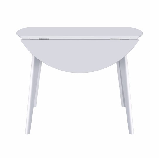 Кухонный раскладной стол Орион Drop Leaf 100, Белый в Вологде - изображение 5