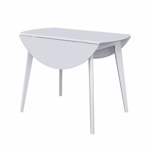 Кухонный раскладной стол Орион Drop Leaf 100, Белый в Вологде - предосмотр 6