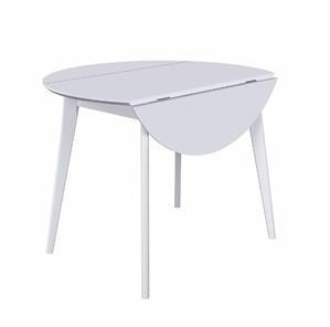 Кухонный раскладной стол Орион Drop Leaf 100, Белый в Вологде - предосмотр 7