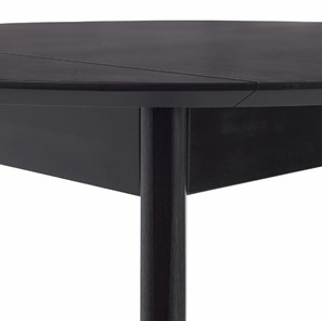 Кухонный стол раздвижной Орион Drop Leaf 100, Черный в Вологде - предосмотр 5