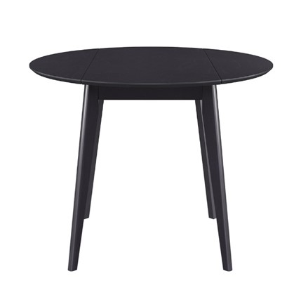 Кухонный стол раздвижной Орион Drop Leaf 100, Черный в Вологде - изображение