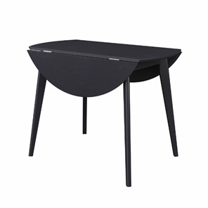Кухонный стол раздвижной Орион Drop Leaf 100, Черный в Вологде - предосмотр 7
