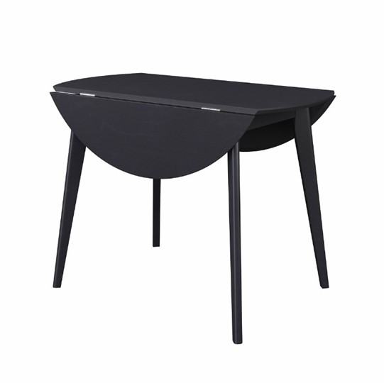 Кухонный стол раздвижной Орион Drop Leaf 100, Черный в Вологде - изображение 7