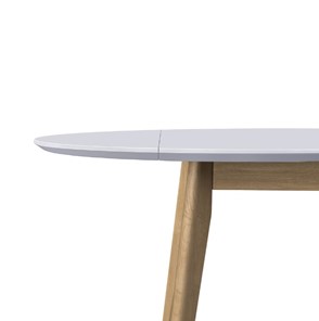Кухонный раздвижной стол Орион Drop Leaf 100, Дуб/белый в Вологде - предосмотр 2