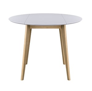 Кухонный раздвижной стол Орион Drop Leaf 100, Дуб/белый в Вологде - предосмотр