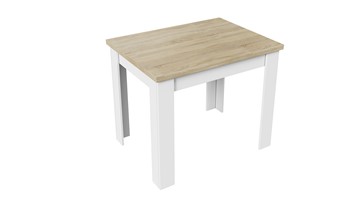 Кухонный раскладной стол Промо тип 3 (Белый/Дуб сонома светлый) в Вологде - предосмотр
