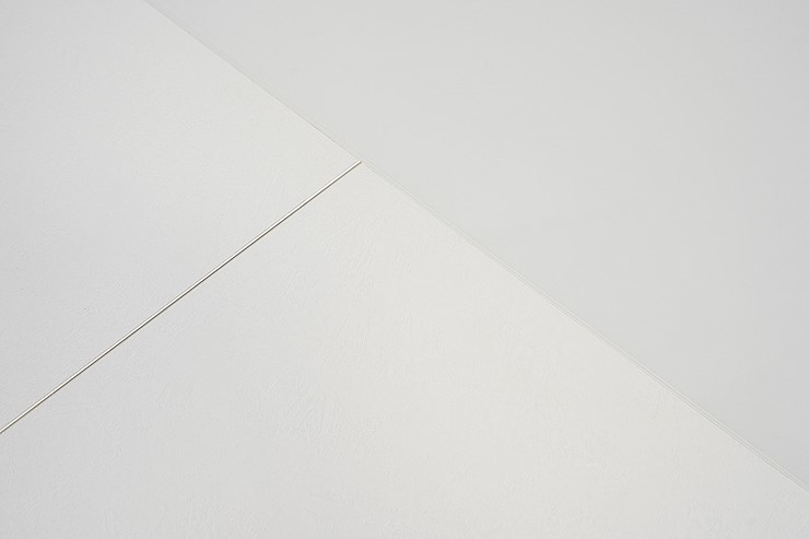 Стол раздвижной Сальвадор-1G (ноги белые, стекло cristal/белый цемент) в Вологде - изображение 6
