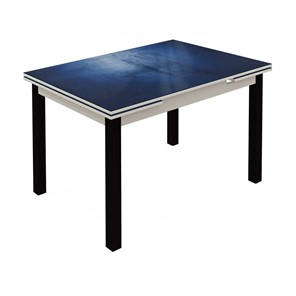 Кухонный стол раскладной Шанхай исп.2 ноги метал. крашеные №21 (Exclusive h149/белый) в Вологде