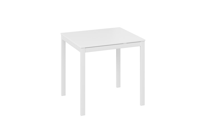 Кухонный стол раздвижной Слайд тип 1 (Белый матовый, Белый) в Вологде - изображение 2
