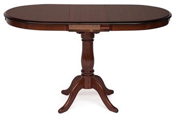 Овальный стол на кухню Solerno (ME-T4EX) 70х100+29х75, MAF Brown арт.10481 в Вологде