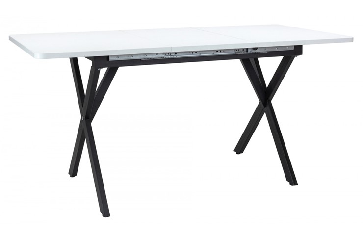 Кухонный раскладной стол Стайл № 11 (1100/1500*700 мм.) столешница пластик, форма Флан, с механизмом бабочка в Вологде - изображение 3