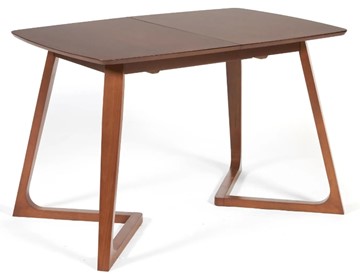 Кухонный стол раскладной VAKU (Ваку) бук/мдф 80x120+40x75, Коричневый арт.13986 в Вологде - предосмотр