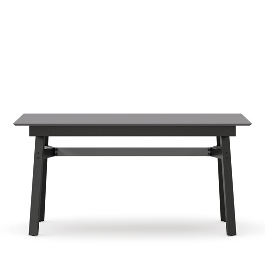 Обеденный стол 1600 Элиот ЛД 414.100.000, Оникс Серый/Чёрный в Вологде - изображение 2