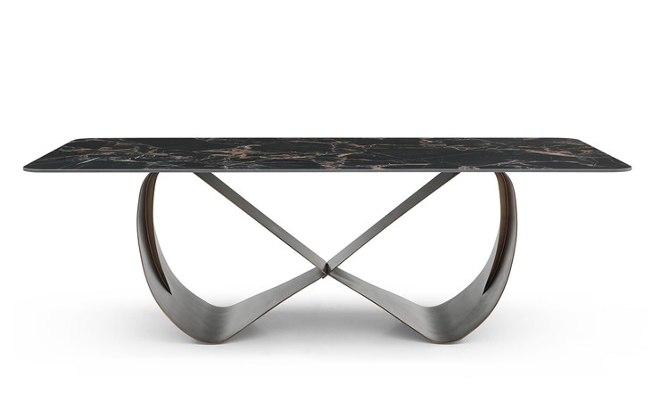 Кухонный стол DT9305FCI (240) черный керамика/бронзовый в Вологде - изображение 1