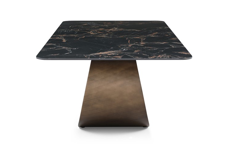 Кухонный стол DT9305FCI (240) черный керамика/бронзовый в Вологде - изображение 2