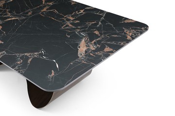 Кухонный стол DT9305FCI (240) черный керамика/бронзовый в Вологде - предосмотр 4