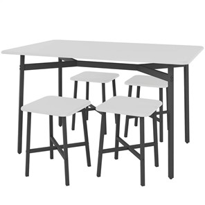 Кухонный стол Кросс (белый) в Вологде - предосмотр 4