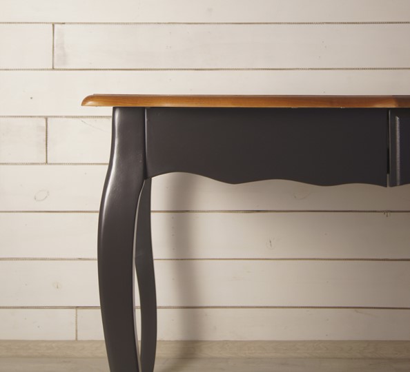 Стол на кухню Leontina с ящиком (ST9337MBLK) Черный в Вологде - изображение 4